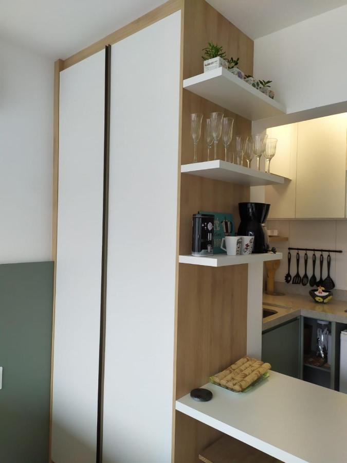 Apartamento Loft Com Garagem E Piscina Predio Frente Mar